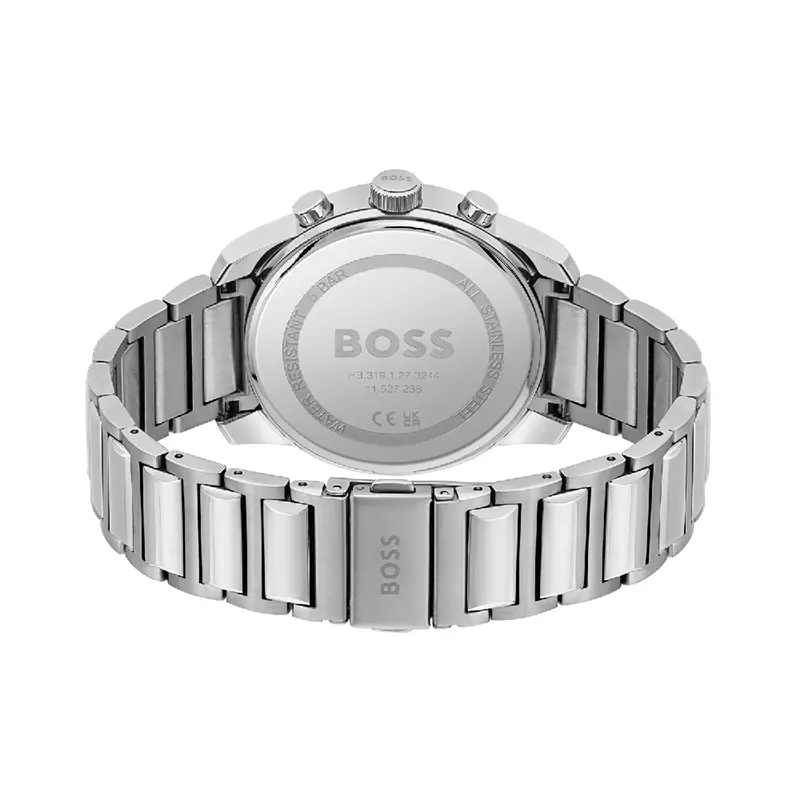Hugo Boss Trace Chronograph Maroon Dial Men's Watch | 1514004