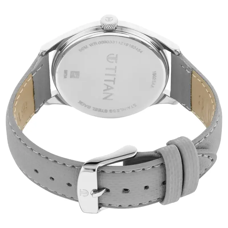 Titan 1802SL12 Workwear Grey Dial Men's Watch