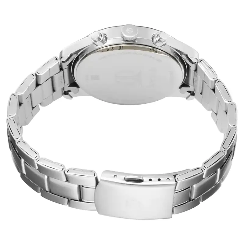 Titan 1805KM01 Black Dial Silver Steel Men's Watch