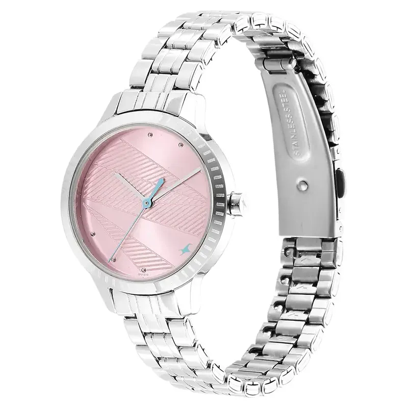 Fastrack 6267SM02 Stunners 3.0 Pink Dial Ladies Watch