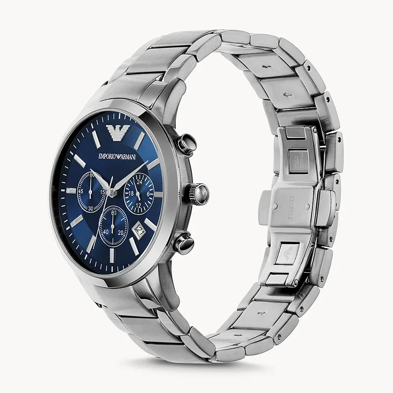 Emporio Armani Renato Chronograph Blue Dial Men's Watch | AR2448