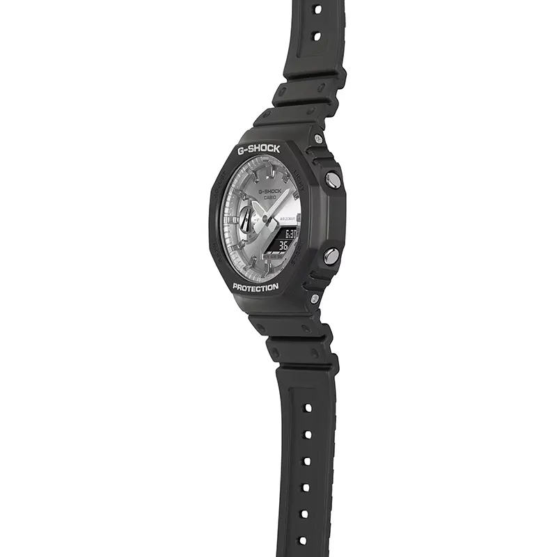 Casio G-Shock GA-2100SB-1A Silver Dial Men's Watch