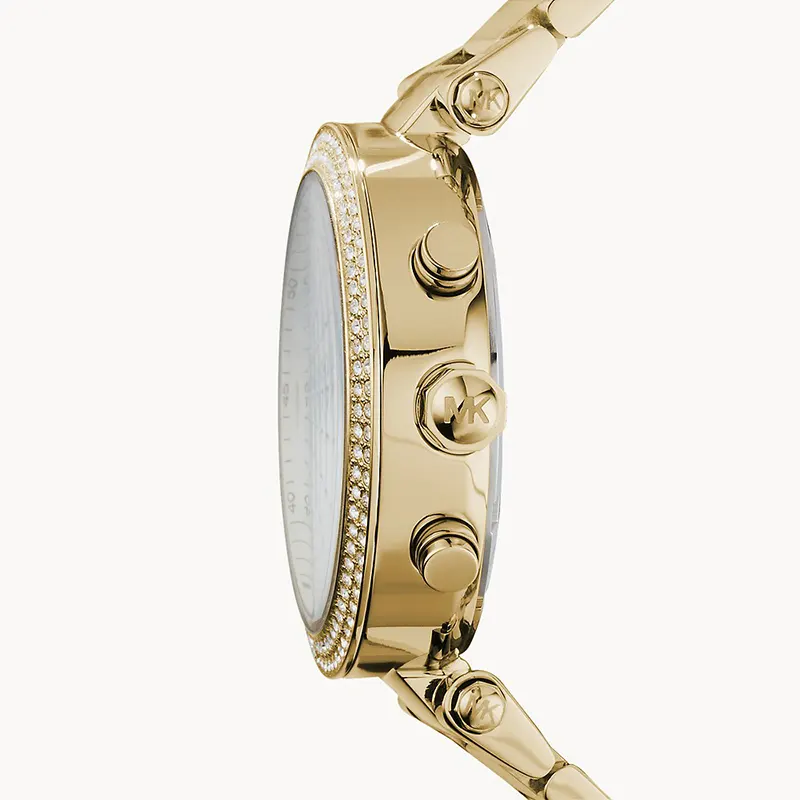 Michael Kors Parker Chronograph Champagne Dial Ladies Watch | MK5354