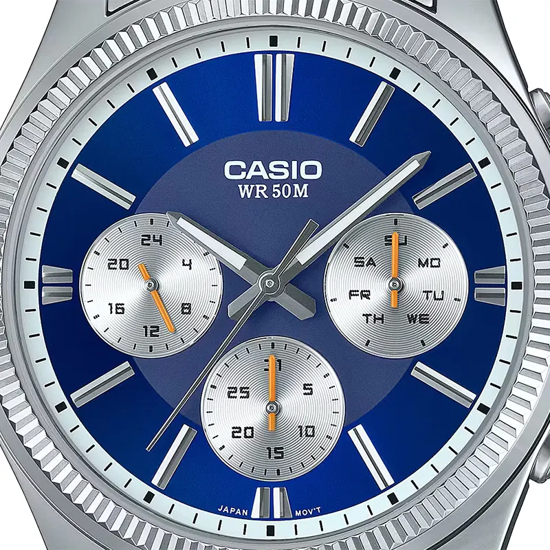 Casio Enticer Blue Dial Men's Watch | MTP-1375D-2A1V