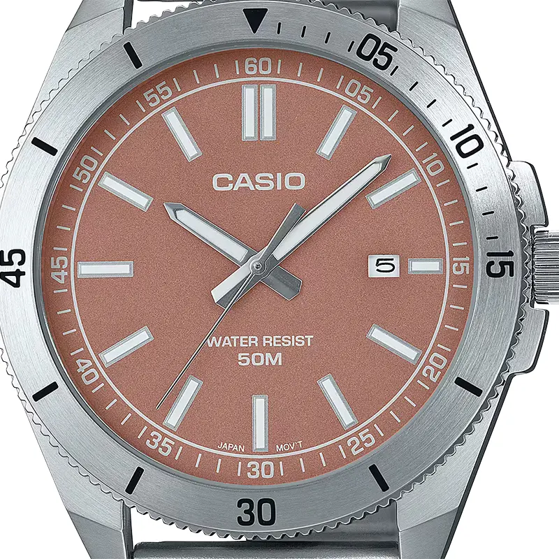 Casio Enticer MTP-B155D-5EV Pink Dial Men's Watch