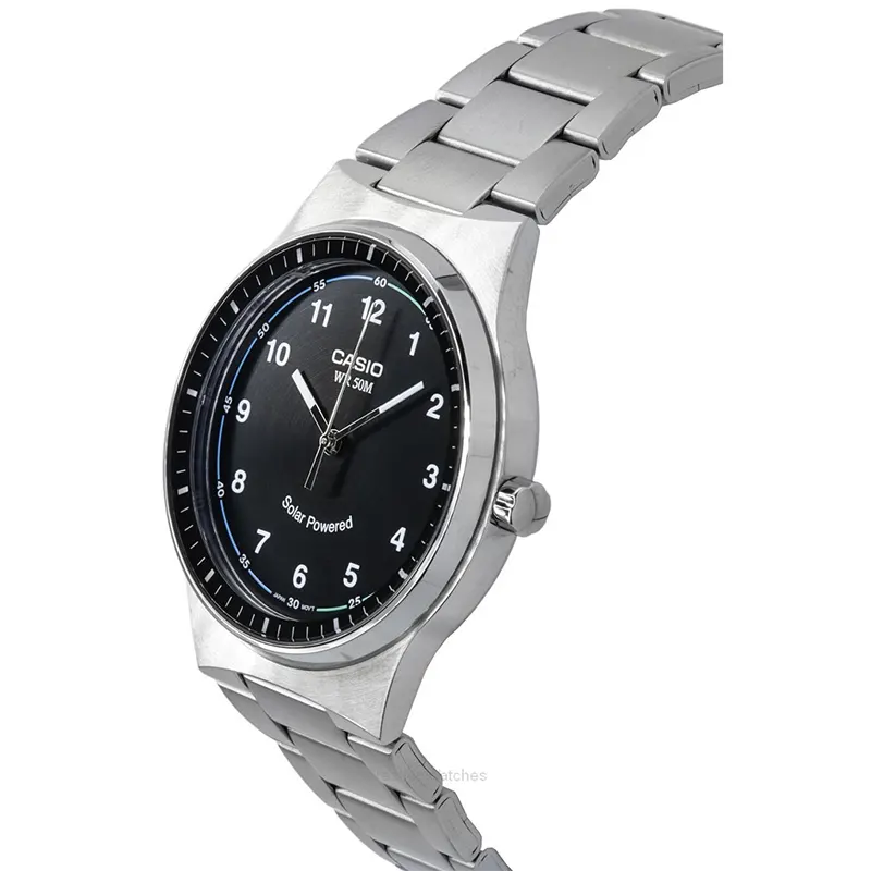 Casio MTP-RS105D-1BV Solar Black Dial Men's Watch