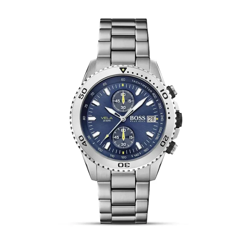 Hugo Boss Vela Chronograph Blue Dial Men's Watch | 1513775
