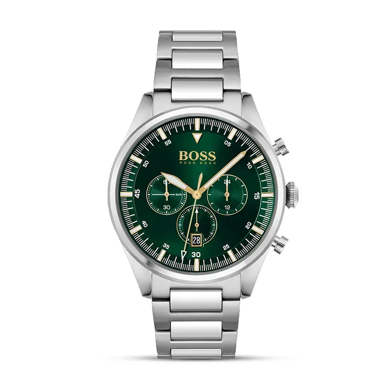 Hugo Boss Pioneer Chronograph Green Dial Men's Watch | 1513868