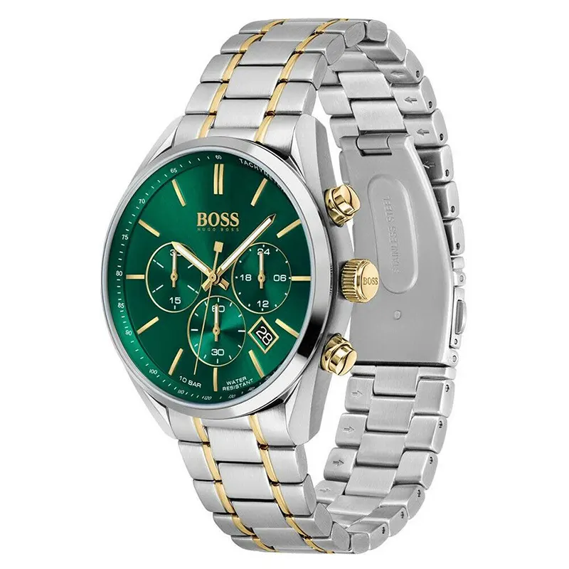 Hugo Boss Champion Chronograph Green Dial Men's Watch | 1513878