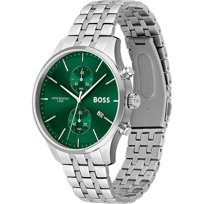Hugo Boss Associate Chronograph Green Dial Men's Watch | 1513975
