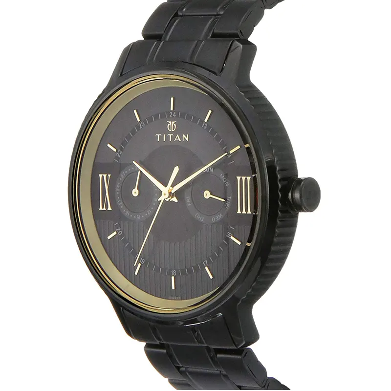 Titan 1743NM01 Regalia Baron Black Dial Men's Watch