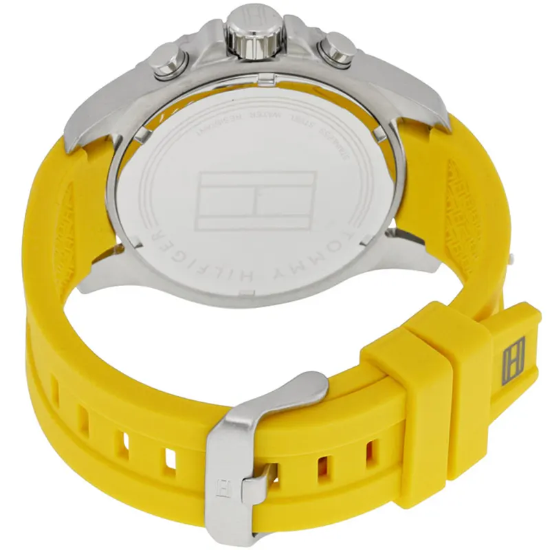 Tommy Hilfiger Multi-Function Yellow Silicone Men's Watch | 1791144