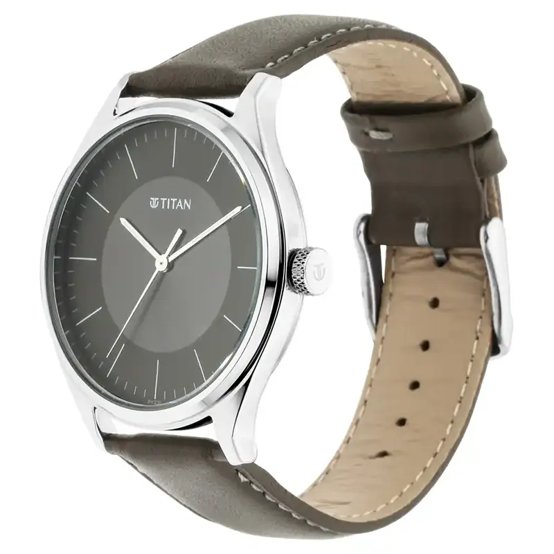 Titan 1802SL08 Workwear Grey Dial Men's Watch