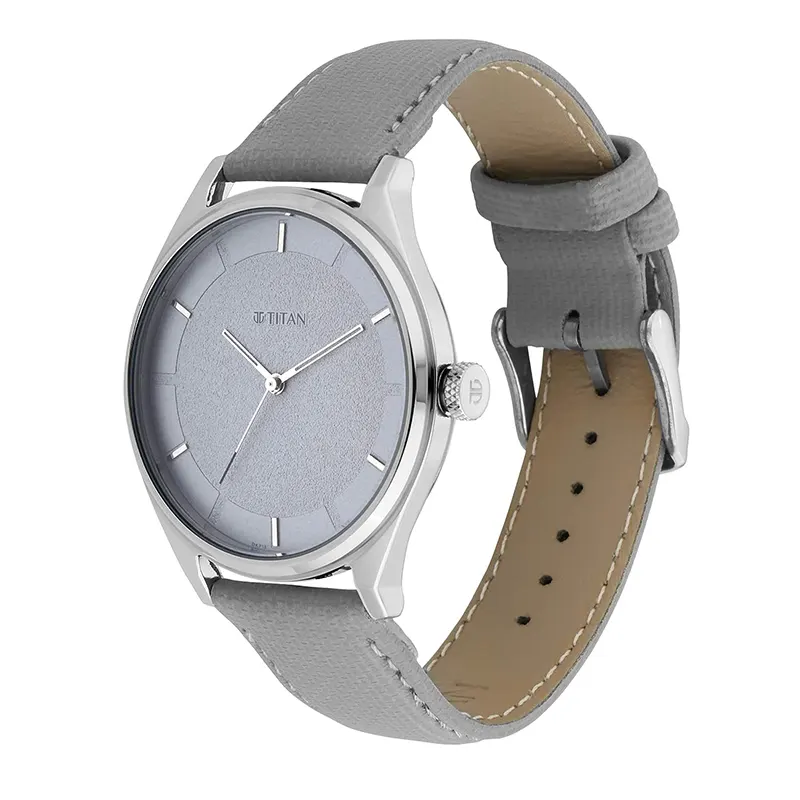 Titan 1802SL12 Workwear Grey Dial Men's Watch