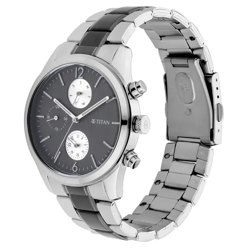 Titan 1805KM02 Workwear Anthracite Dial Men's Watch