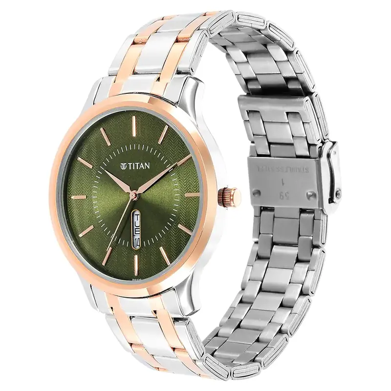 Titan 1825KM03 Karishma Green Dial Men's Watch