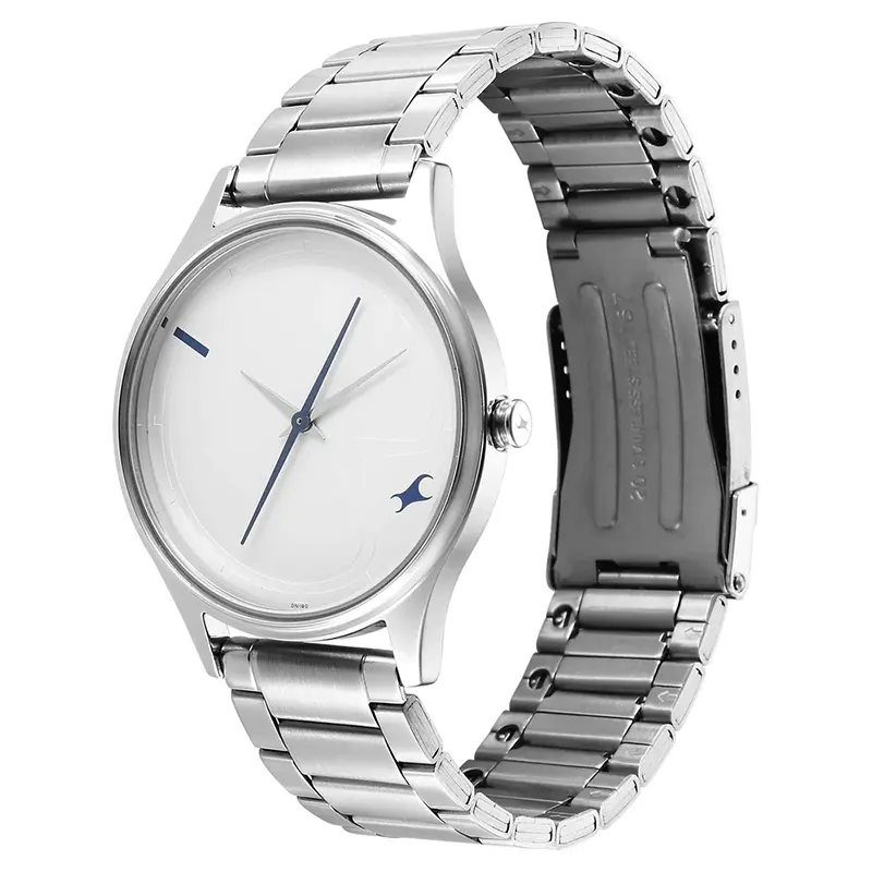 Fastrack 3290SM01 Stunners White Dial Men's Watch