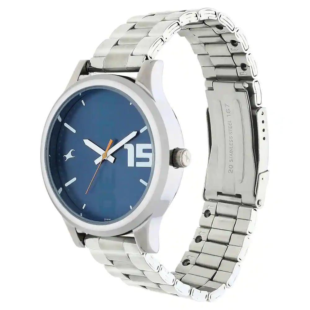 Fastrack 38051SM05 Bold Blue Dial Men's Watch