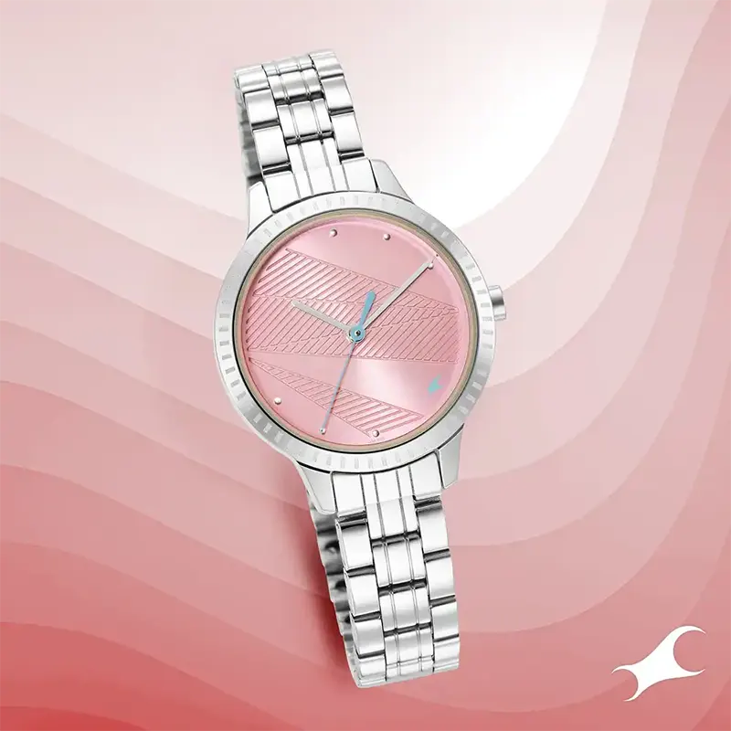 Fastrack 6267SM02 Stunners 3.0 Pink Dial Ladies Watch