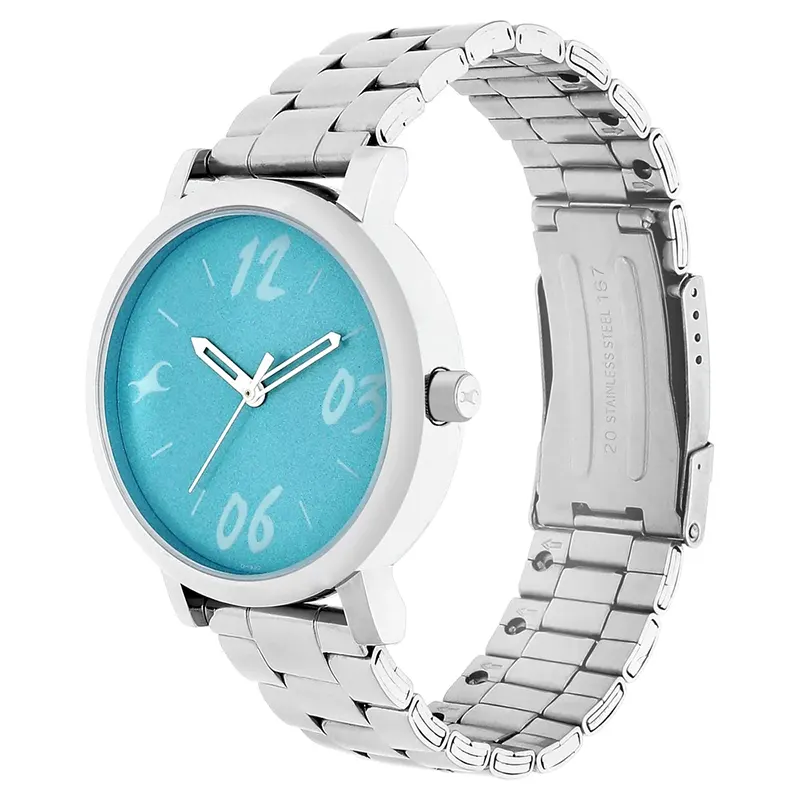 Fastrack 68010SM07 Tropical Waters Fountain Blue Dial Ladies Watch