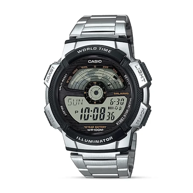 Casio Youth AE-1100WD-1AVDF Digital Grey Dial Men's Watch