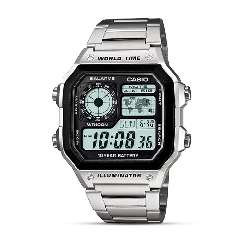 Casio Youth AE-1200WHD-1AVDF Digital Black Dial Men's Watch