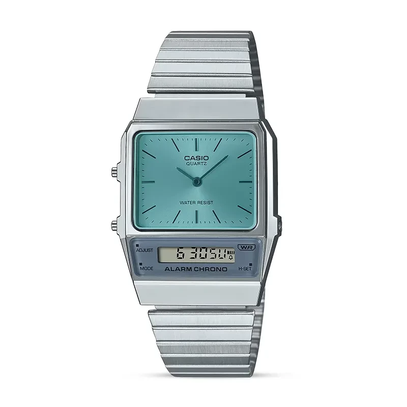 Casio Vintage AQ-800EC-2A Dual-time Watch