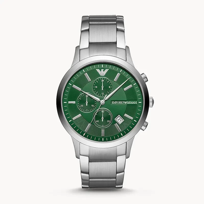 Emporio Armani Renato Chronograph Green Dial Men's Watch | AR11507