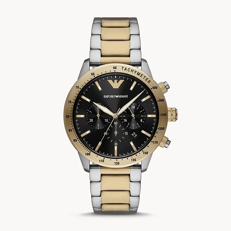 Emporio Armani Chronograph Black Dial Men's Watch | AR11521
