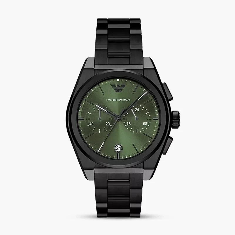 Emporio Armani Federico Chronograph Green Dial Men's Watch | AR11562
