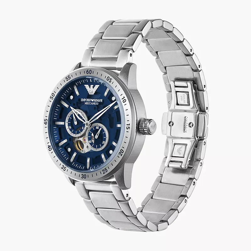 Emporio Armani Mario Automatic Blue Dial Men's Watch | AR60052