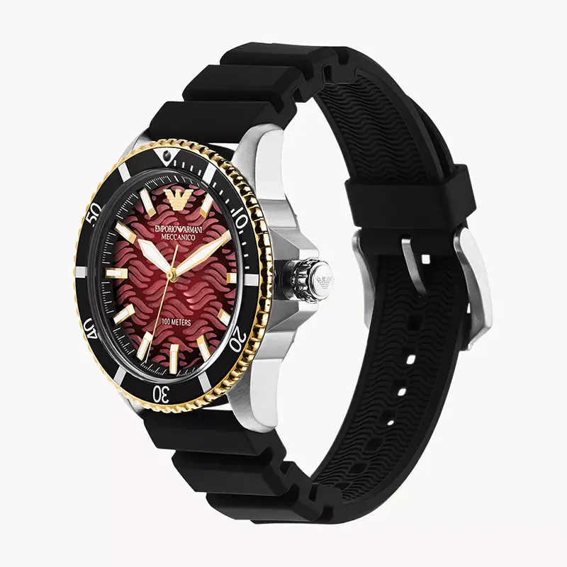 Emporio Armani Automatic Red Dial Men’s Watch | AR60070