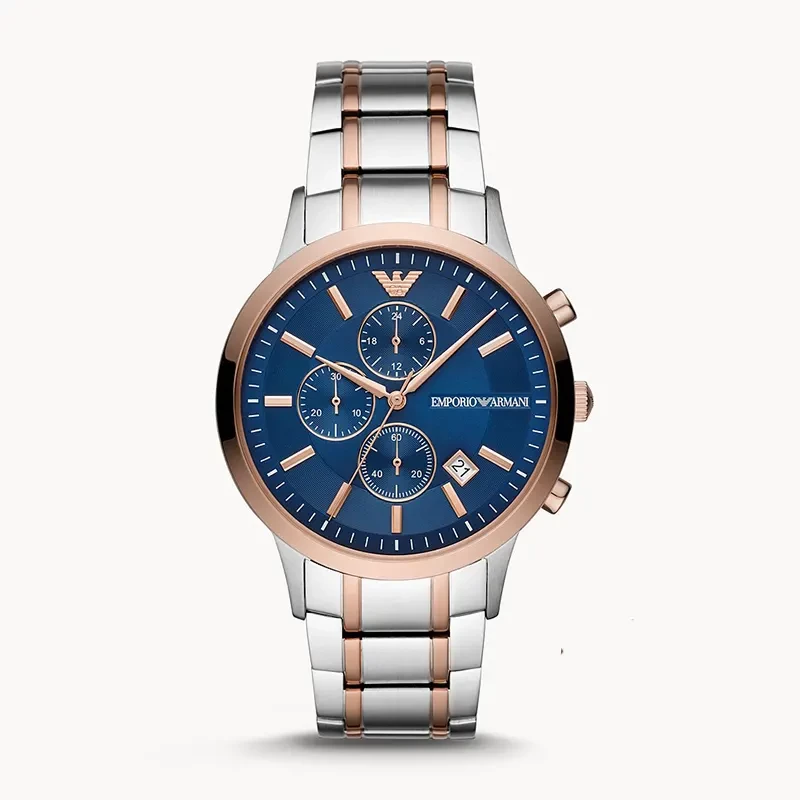 Emporio Armani Chronograph Blue Dial Men's Watch | AR80025