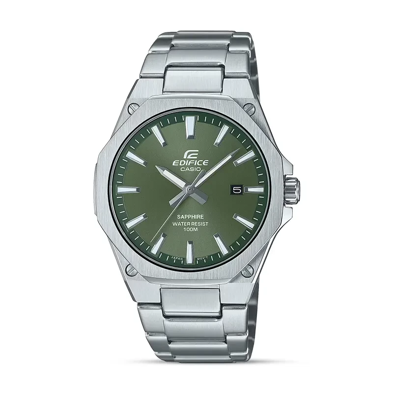Casio Edifice EFR-S108D-3AV Green Dial Men's Watch