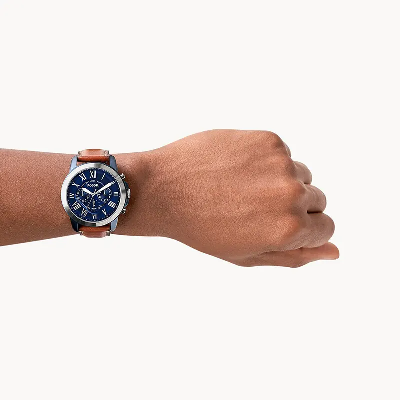 Fossil Grant Chronograph Blue Dial Men's Watch | FS5151