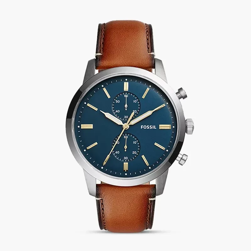 Fossil Townsman Chronograph Blue Dial Men's Watch | FS5279