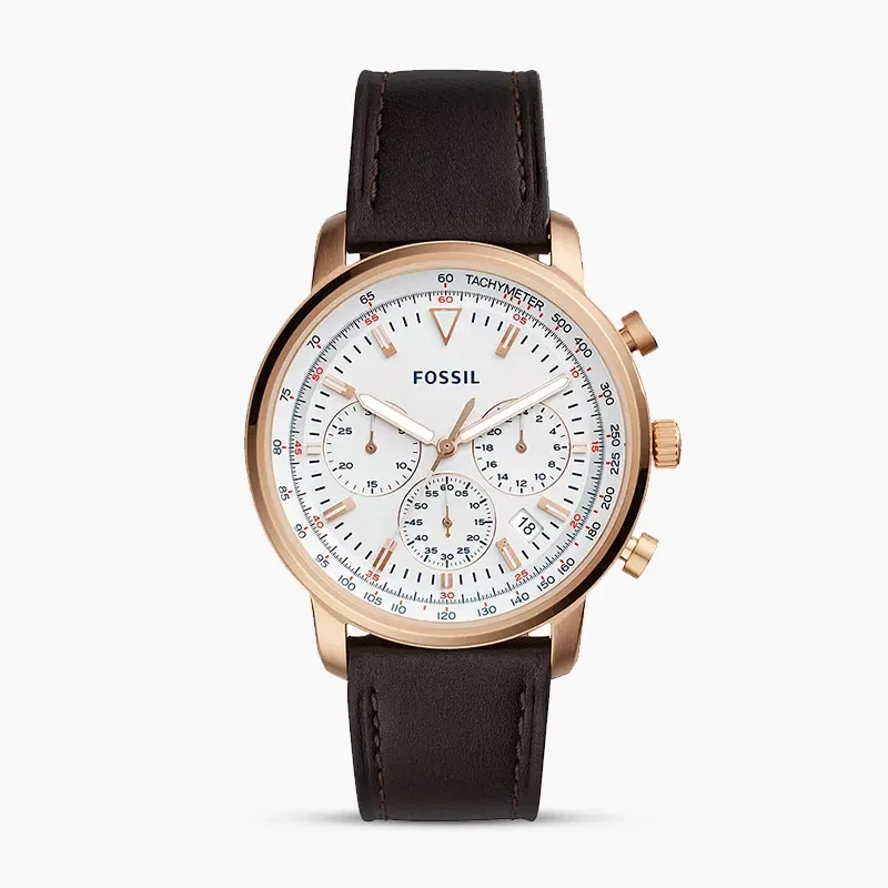 Fossil Goodwin Chronograph White Dial Men's Watch | FS5415