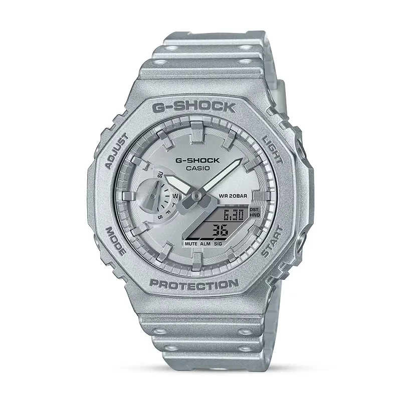 Casio G-Shock GA-2100FF-8A Metallic Silver Dial Men's Watch