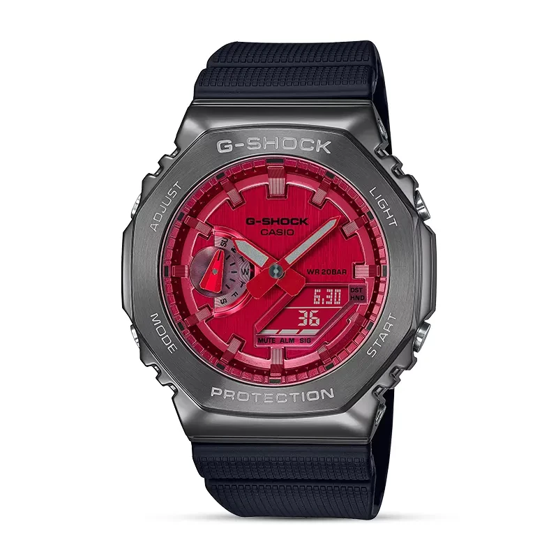 Casio G-Shock GM-2100B-4A Red Dial Men's Watch