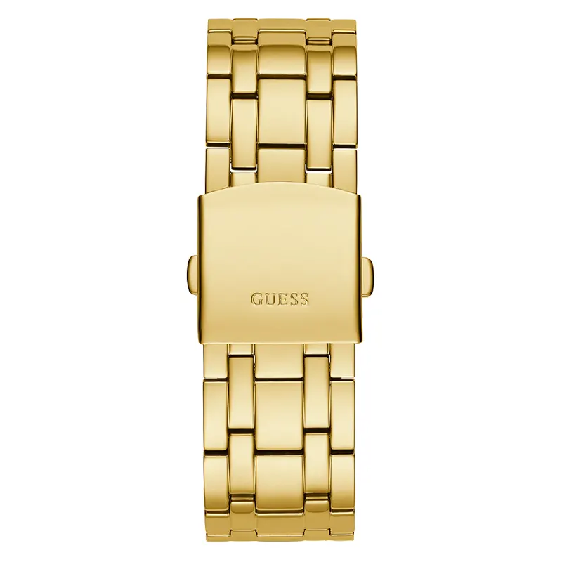 Guess Multifunction Black Dial Gold-tone Men's Watch | GW0455G2
