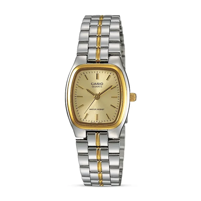 Casio LTP-1169G-9A Gold Dial Two-tone Ladies Watch