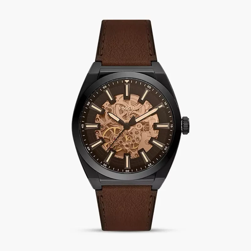 Fossil Everett Automatic LiteHide™ Leather Men's Watch | ME3207