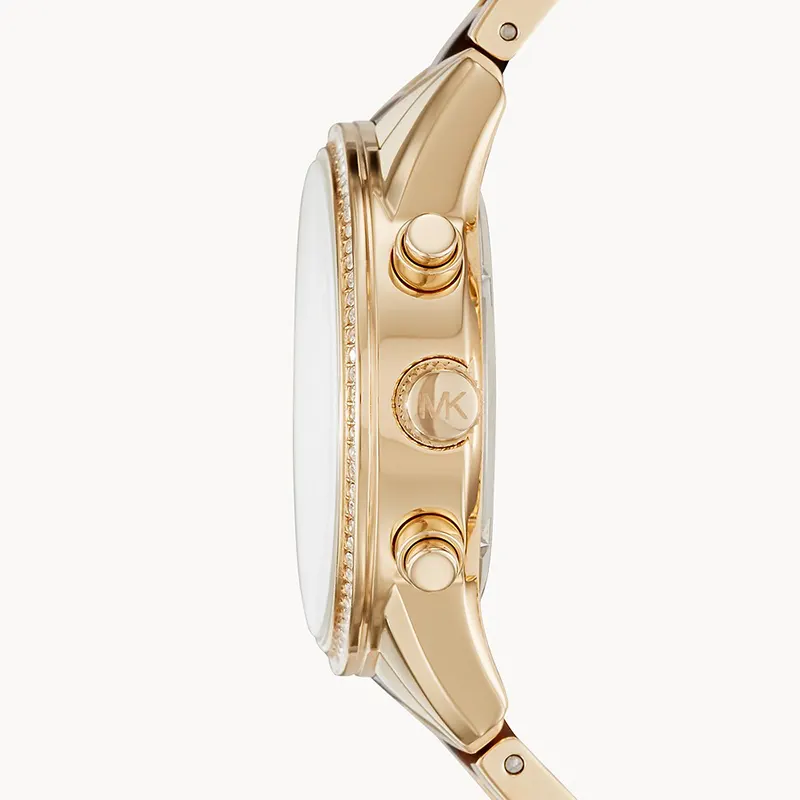 Michael Kors Ritz Chronograph Champagne Dial Ladies Watch | MK6322