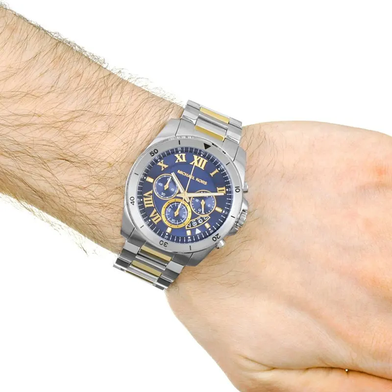 Michael Kors Brecken Chronograph Blue Dial Men's Watch | MK8437