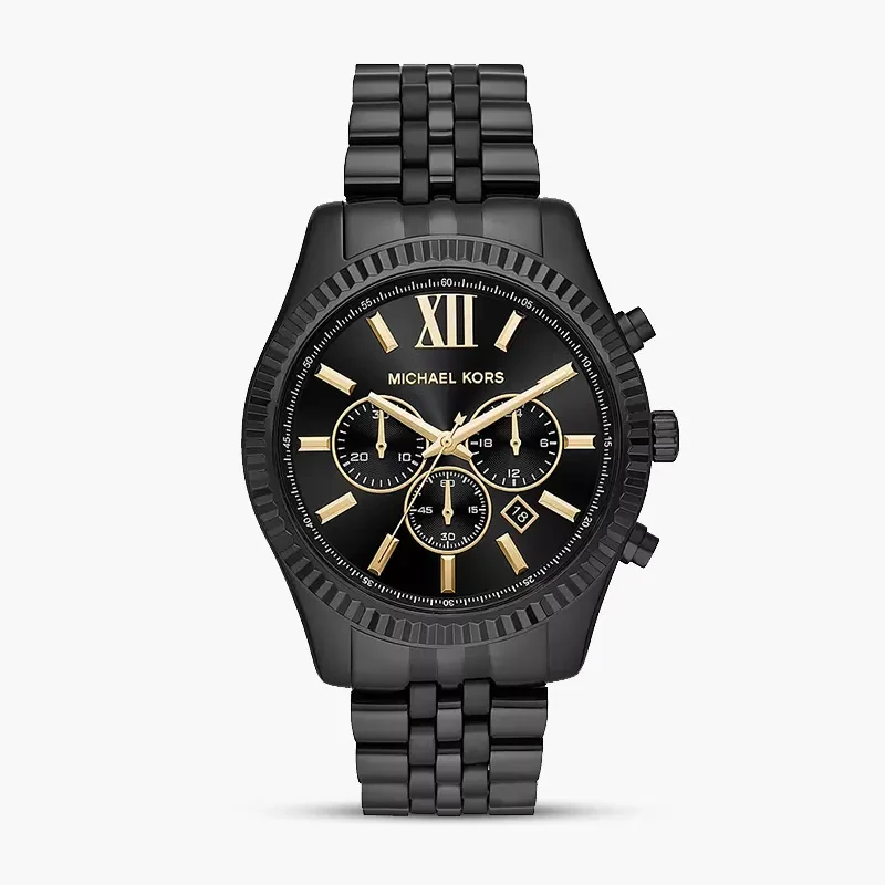 Michael Kors Lexington Chronograph Black Dial Men's Watch | MK8603