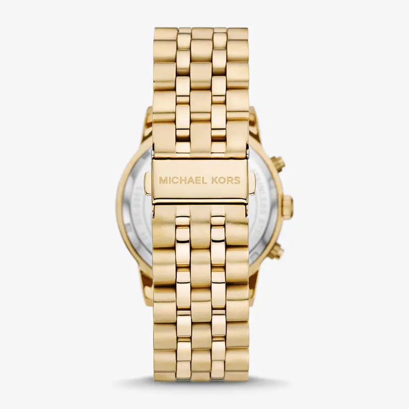 Michael Kors Hutton Chronograph Gold Dial Men's Watch | MK8953