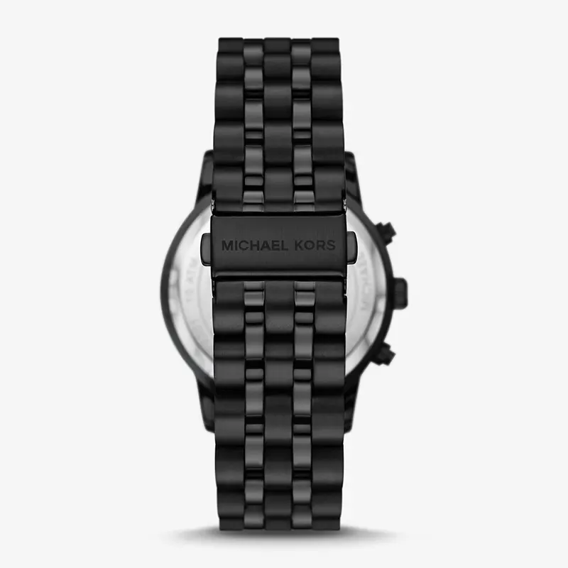 Michael Kors Hutton Chronograph Black Dial Men's Watch | MK9089