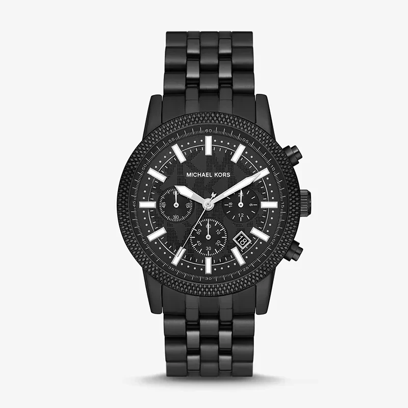Michael Kors Hutton Chronograph Black Dial Men's Watch | MK9089