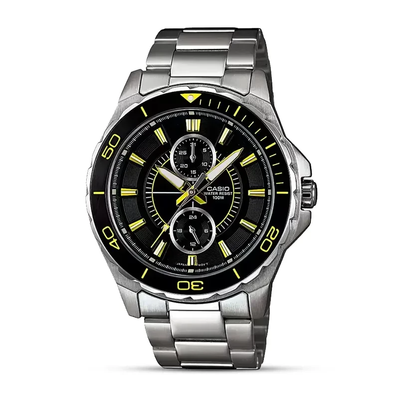 Casio MTD-1077D-1A2VDF Black Dial Men's Watch
