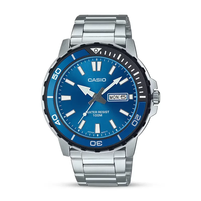 Casio MTD-125D-2A1V Blue Dial Men's Watch